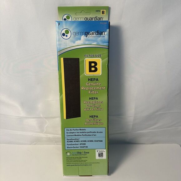 GermGuardian HEPA Air Purifier Size B Genuine Carbon Replacement Filter 4825 NEW - Picture 4 of 4